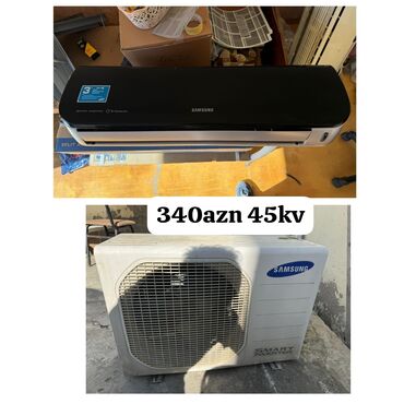 Kondisionerlər: Kondisioner Samsung, İşlənmiş, 40-45 kv. m, Split sistem, Ödənişli quraşdırma