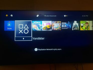 ikinci el playstation: Əla vəziyyətdədir işləkdir. Heç bir problemi yoxdur. Əlavə üstündə