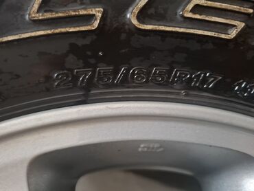 шины разноширокие: Колеса в сборе 275 / 65 / R 17, Всесезонная, Б/у, Комплект, Внедорожные (АТ/МТ), Литые, отверстий - 5
