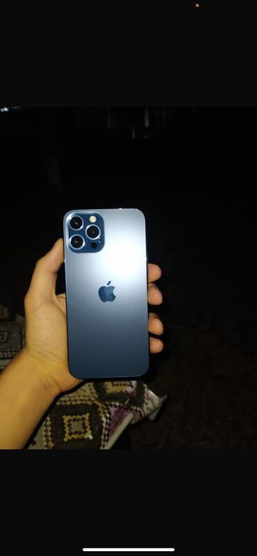 iphone 12 pro 512: IPhone 12 Pro Max, 256 GB, Mavi, Barmaq izi, Face ID, Sənədlərlə