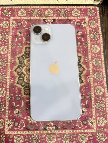 маленький ноутбук цена: IPhone 14, Б/у, 256 ГБ, Голубой, Зарядное устройство, Защитное стекло, Чехол, 82 %