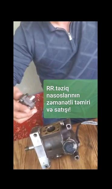 RR təzyiq nasoslarının zəmanətli təmiri və satışı Xidmətin təsviri: -