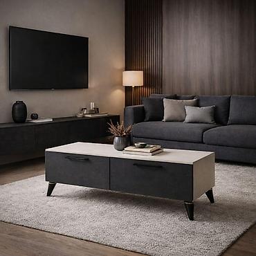 masa oyunları: Müasir salon üçün funksional kofe masası - Dizayn: Minimalist və — 3