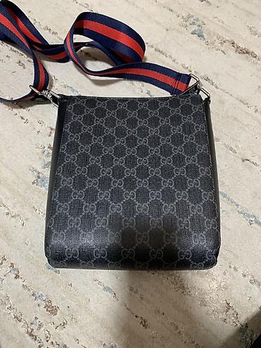 Барсетки: Барсетка, Gucci, Материал: Экокожа, Множество карманов, Новый — 2