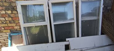 Окна: Деревянное окно, Поворотное, цвет - Белый, Б/у, 150 *125, Самовывоз