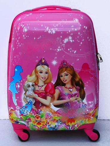 Rančevi, torbe i koferi: Dečiji kofer i ranac sa Barbie motivom – set za putovanja - Dizajn — 1