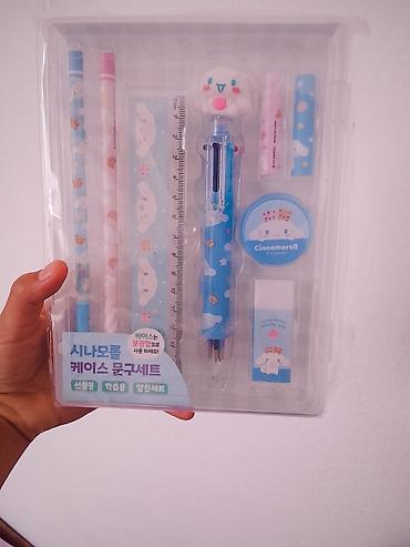 Канцтовары: Канцелярский набор Cinnamoroll (Sanrio) в прозрачном кейсе. В — 1