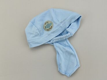 czapka na drutach dla chłopca: Czapeczka, 3-6 m, stan - Dobry