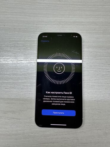 Apple iPhone: IPhone 12, Б/у, 128 ГБ, Белый, Зарядное устройство, Чехол, 74 % — 8