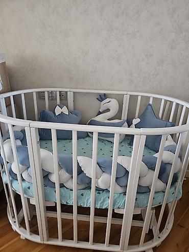 matras aliram: Oğlan və qız üçün, İşlənmiş, Beşik, Dəst ilə — 1