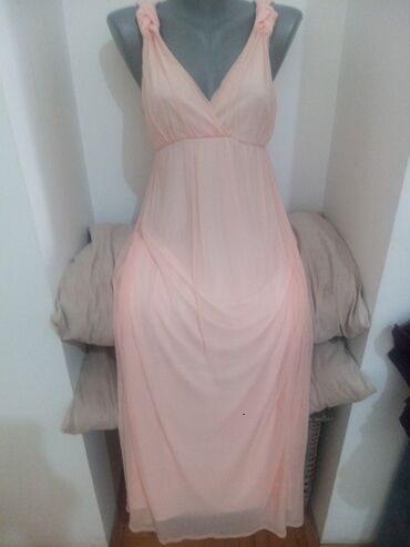prljavo roze haljine: S (EU 36), bоја - Roze, Oversize, Na bretele