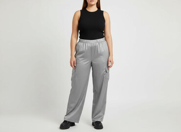 wassyl spodnie dresowe: BODY FLIRT, Spodnie cargo damskie, rozmiar 2XL