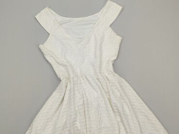 biala sukienka boho: Sukienka L (EU 40), stan - Dobry