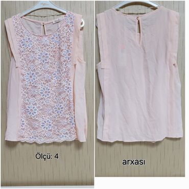 Köynək və bluzalar: Türkiyə fabrik mallarıdır hər birinin qiyməti çox ucuzdur 3-7 manat — 8