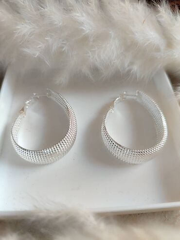 karike mindjuse: Hoop earrings, Material: Silver