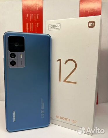 optimal telefonlar xiaomi: Xiaomi 12T, 256 ГБ, цвет - Голубой, 
 С документами