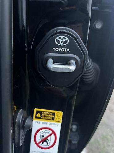 Тюнинг: Накладки на ответную планку замка двери для Toyota - Комплект: 4 — 1