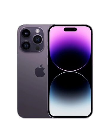 чехол iphone 14: IPhone 14 Pro, Б/у, 256 ГБ, Deep Purple, Чехол, Зарядное устройство, 85 %