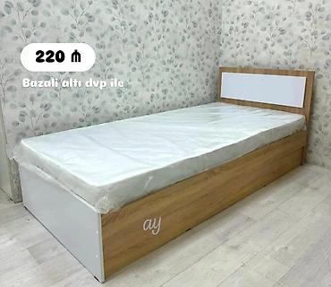 alca agaci: Tək nəfərlik baza çarpayı - Model: Bazalı tək çarpayı - Alt hissə — 2