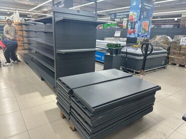 Витрины: Стеллаж, Витрины, стеллажи, полки торговые у металлические б/у, полка — 8