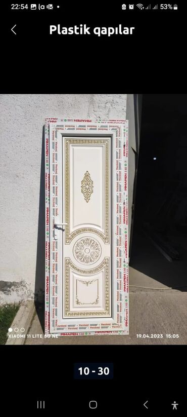 Plastik qapılar: Yeni Plastik qapı Zamok və çərçivə ilə, Zəmanətli, Pulsuz quraşdırma, Rayonlara çatdırılma, Pulsuz çatdırılma, Ödənişli çatdırılma — 16