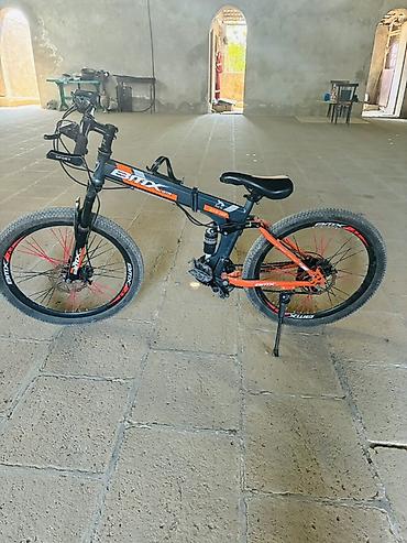20 dyumlu velosiped: BMX Mtb qatlanan dağ velosipedi - Qatlanan alüminium gövdə: şəhərdə — 1