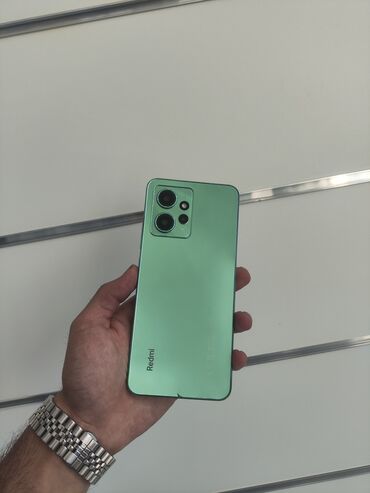 redmı not 8: Xiaomi Redmi Note 12, 128 GB, rəng - Yaşıl, 
 Düyməli, Barmaq izi