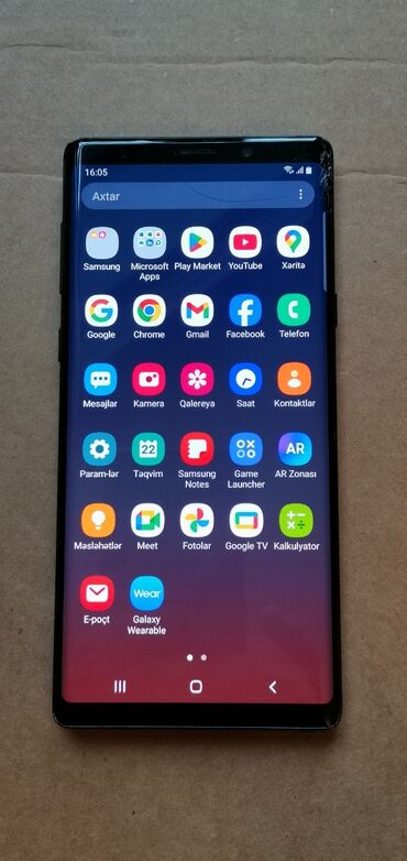 not 12 qiyməti: Samsung Galaxy Note 9, 128 GB, rəng - Qara, Barmaq izi