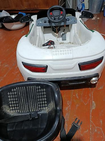 Uşaq dünyası: Uşaq elektromobili – kabriolet dizayn - Rəng: ağ/qara detallarla — 6