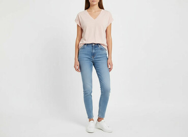 T-shirty: Sinsay, T-shirt damski, rozmiar S