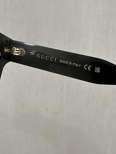 Очки: GUCCI gün eynəyi - Model: kvadrat/kəskin künclü çərçivə, qalın asetat — 3