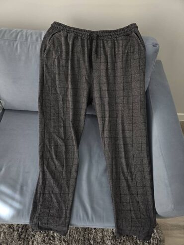 брюки с карманами по бокам мужские: Брюки 7XL (EU 54), цвет - Серый