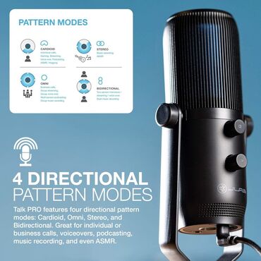 Студийные микрофоны: Проводной микрофон Jlab Talk PRO Jlab Talk PRO — USB-микрофон — 4