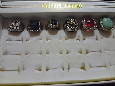 Aksesuarlar: 1 ədədi 3 AZN Kişi üzüyü dəsti – 6 ədəd - Klassik “fashion jewelry” — 1