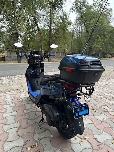 Скутеры: Продаю синий самурайчик💙 2025года😍🤍 165ти кубовыйй🔥🤍 пробег 4200км😍 — 7
