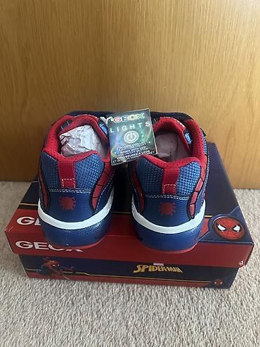 Детская обувь: Детские кроссовки Geox x Marvel Spider‑Man с подсветкой, без коробки — 3