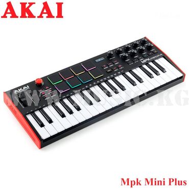профессиональная студия звукозаписи: Midi-клавиатура Akai MPK Mini Plus Новый MPK Mini Plus дает