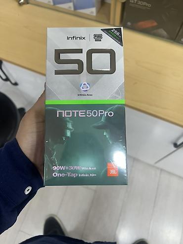 pubg elceyi: Infinix Note 50 Pro, 256 GB, rəng - Yaşıl, Simsiz şarj — 1