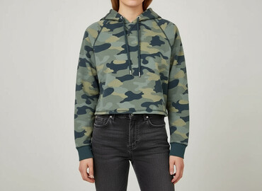koszulka pilka reczna: H&M Divided, Bluza z kapturem damska, rozmiar S