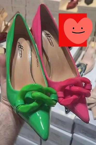 all star converse: Ženske salonke sa visokim potpeticama – lak koža, špic - Model — 1