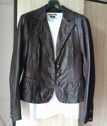 теплый пиджак: Пиджак, Классическая модель, Натуральная кожа, S (EU 36)