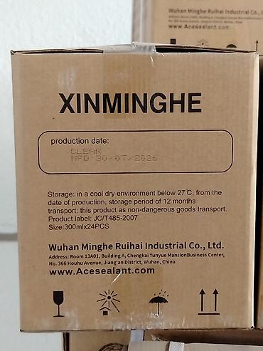 Клей-герметик: Силиконовый герметик XINMINGHE 500 (прозрачный), строительный — 1