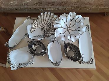 Nahar dəstləri və servizlər: Nahar dəsti, rəng - Ağ, Farfor — 1