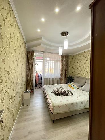 Квартиры: 3 комнаты, 80 м², Асанбай мкр Элитка, 9 этаж, Старый ремонт — 10