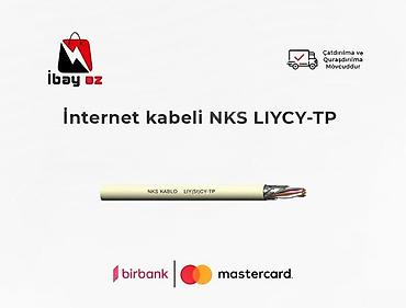 4 luk kabel: İnternet kabeli NKS LIYCY-TP7 x 1.50 mm LIYCY – 6.21 ₼ 7 x 2.50 mm — 1