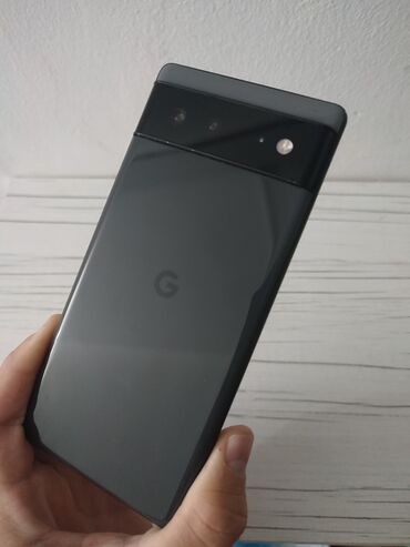 pixel 4a: Google Pixel 6, Б/у, 256 ГБ, цвет - Черный, 1 SIM, eSIM