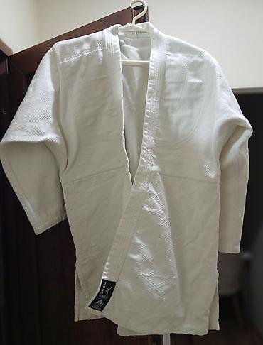 combat şalvar: Judo üst geyimi – Matsa “Judo Combat” - Rəng: ağ - Marka/etiket — 1