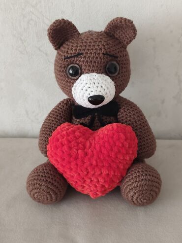 робот пылесос панда: Məhsul: Əl işı – amigurumi toxunma oyuncaqlar Təsvir: - Qəhvəyi