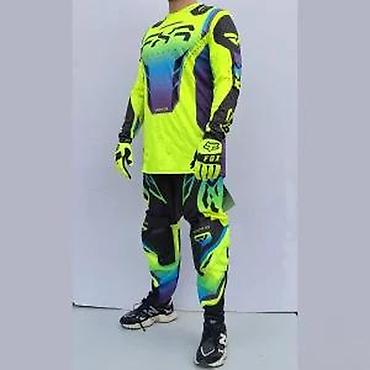 Sportska odeća: Motokros/enduro komplet – dres, pantalone i rukavice, visokovidljivi — 16