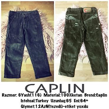 cins dest: Razmer: 6Yash(116) Material:100%ketan Brend:Caplin Istehsal:Turkey — 1